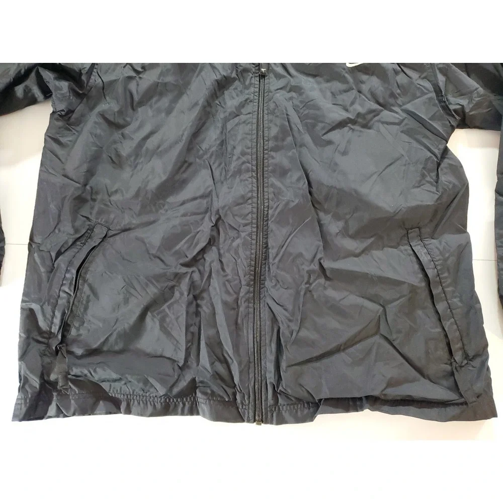 Vintage Nike Jacket‎ Size XL Black Track Windbreaker Zip Up Swoosh Athletic Y2K